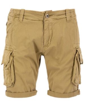 Alpha Industries Casual Shorts - Natural