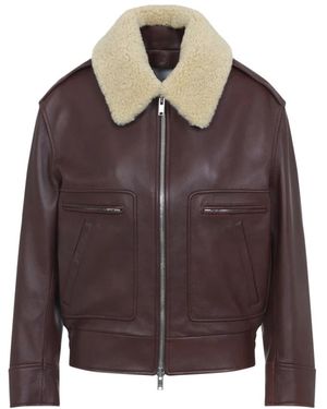 Bottega Veneta Leather Jackets - Marron