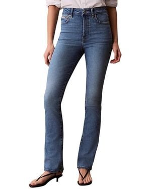 Calvin Klein Boot-Cut Jeans - Azul
