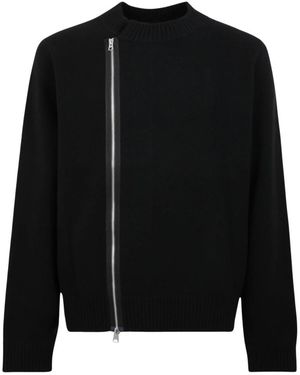 Sacai Truien & Vesten ,Zwart ,Wol Knit Blouson