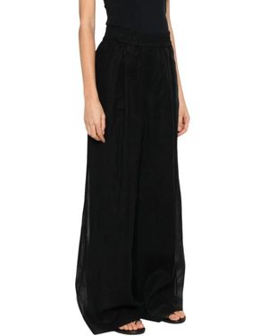 Brunello Cucinelli Wide Trousers - Black