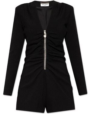 Saint Laurent Playsuits - Black