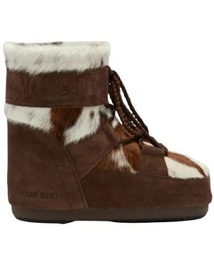 Moon Boot Icon Low Archive 1985 Cow Boot - Braun