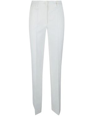 P.A.R.O.S.H. P.A.R.O..H. ,Broeken ,Wit ,Wol Wollen Flared Broek