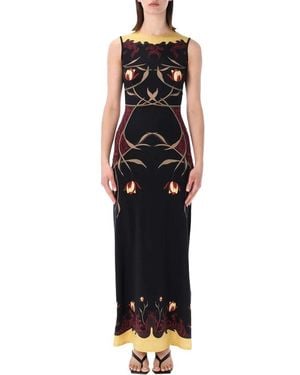 Marine Serre Maxi Dresses - Black
