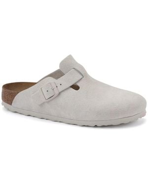 Birkenstock Klassische Wildleder-Sandalen - Grau