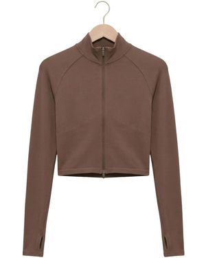Aim'n Fitness ,Bruin ,Shape Seamless Zip Jacket