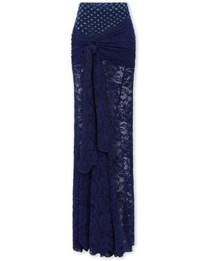 Rabanne Maxi Skirts - Bleu