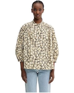 Maison Kitsuné Maxi-Ärmel-Shirt - Mettallic