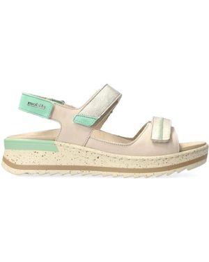 Mephisto Flat Sandals - Metallic