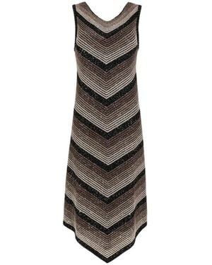 D.exterior Midi Dresses - Brown