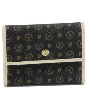Pollini Accessoires ,Zwart ,Heritage Logo Classic Mini Wallet