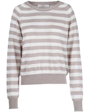 Jucca Round-Neck Knitwear - Gris