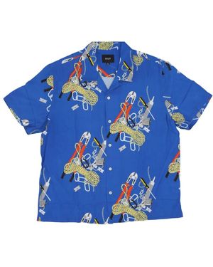 Huf Short Sleeve Shirts - Blue