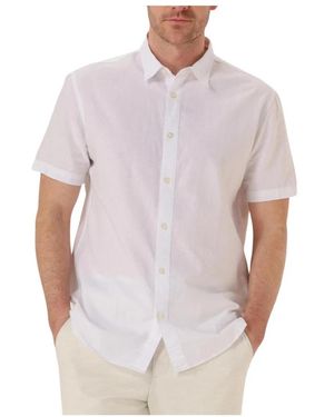 SELECTED Overhemden ,Wit ,Wit Casual Kortemouw Overhemd