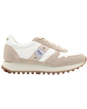 Blauer Schoenen ,Veelkleurig ,Politie Sneaker - Wit