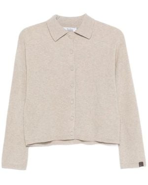 Max Mara Maglia Cardigan "Bombo" - Naturel
