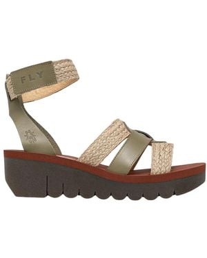 Fly London Wedges - Marrón