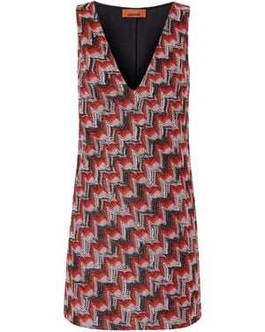 Missoni Short Dresses - Red