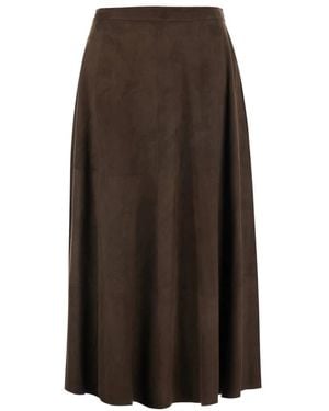 Antonelli Midi Skirts - Brown