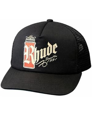 Rhude Bestickte Kappe - Schwarz