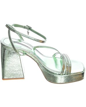 Windsor Smith Schoenen ,Groen ,Leer Sandalen Met Hoge Hak