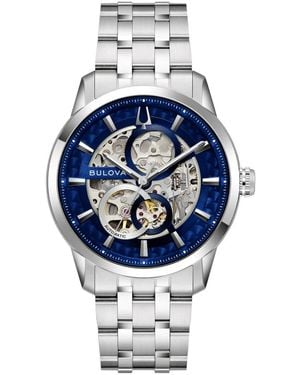 Bulova Sutton Skeleton Horloge - Metallic