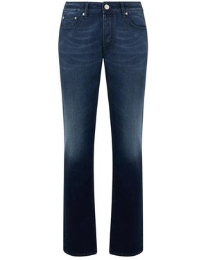 Moorer Donkerblauwe Jeans