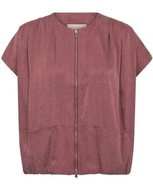 Mos Mosh Overhemden ,Rood ,Blouse - Paars