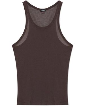 DSquared² Tops ,Bruin ,Top Uit De 'Underwear' Collectie