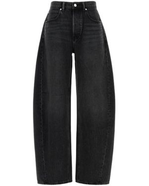 Alexander Wang Jeans ,Grijs ,Katoen Blow Up Jean - Zwart