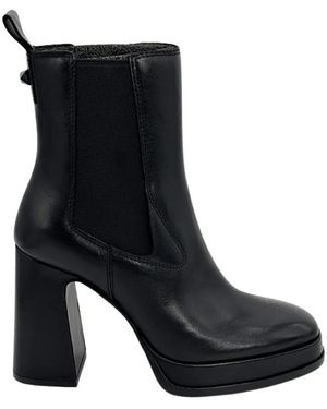 Ash Heeled Boots - Negro