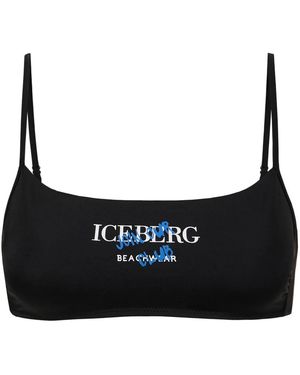 Iceberg Badmode ,Zwart ,Essential Bikini Top