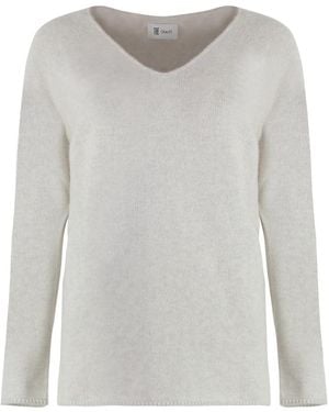 THE (Alphabet) Cashmere Knitwear - Grey