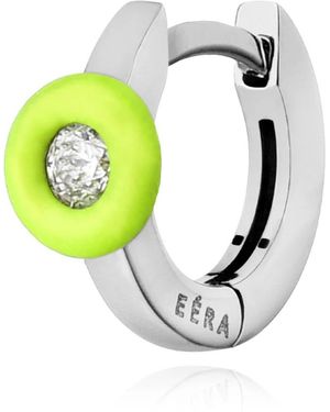 Eera Accessoires ,Grijs ,Enkele Oorbel - Metallic