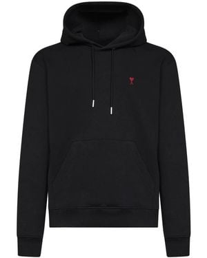 Ami Paris Hoodies - Negro