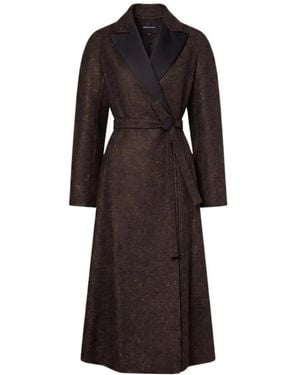 Max Mara Genzana Redingote Jas - Zwart