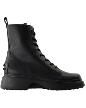 Tod's Lace-Up Boots - Zwart