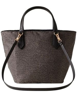 Borbonese Tote Bags - Negro