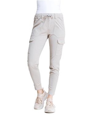 Zhrill Trousers > slim-fit trousers - Gris