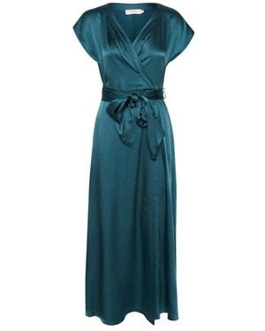 Cream Maxi Dresses - Green