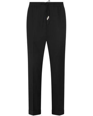 Philipp Plein Slim-Fit Trousers - Black
