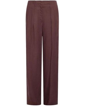 Marella Wide Trousers - Morado