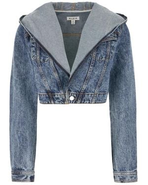 Alaïa Denim Jackets - Blue