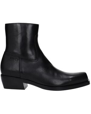 Versace Cowboy Boots - Black