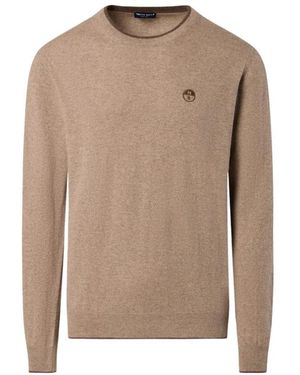 North Sails Round-Neck Knitwear - Brown