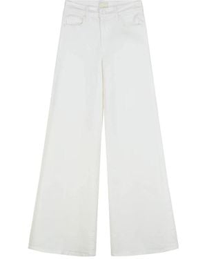 Mother Wide Jeans - White