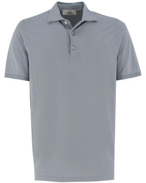 Mauro Ottaviani Klassisches Baumwoll-Poloshirt - Grau