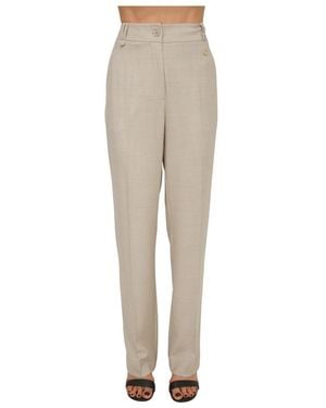 Fracomina Slim-Fit Trousers - Natural