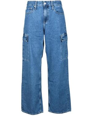 Calvin Klein Jeans in cotone - Blu